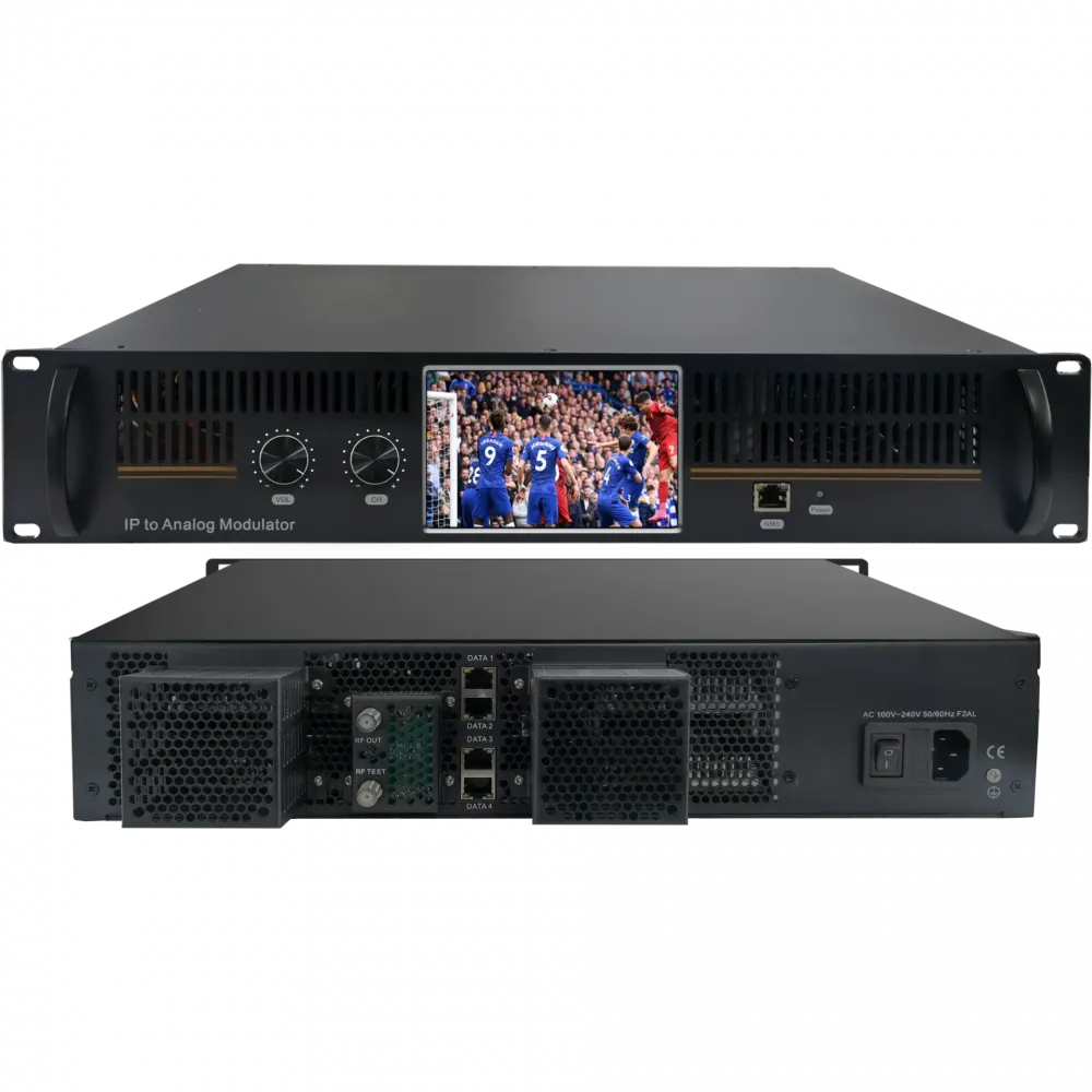32-канальный модулятор SNR-IPPAL с LCD экраном, 2U