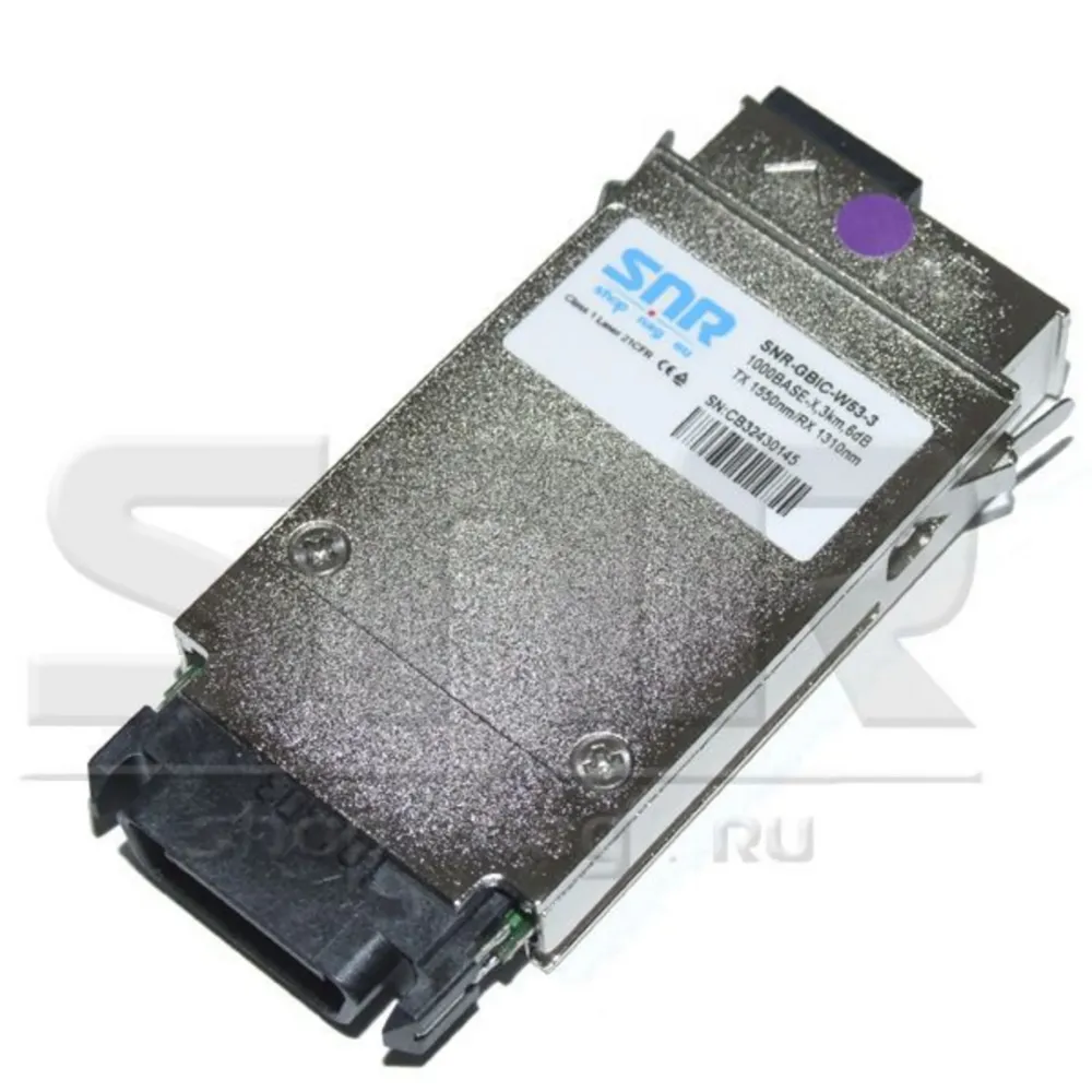 Модуль GBIC WDM 1550нм, дальность до 3 км (6 дБ)