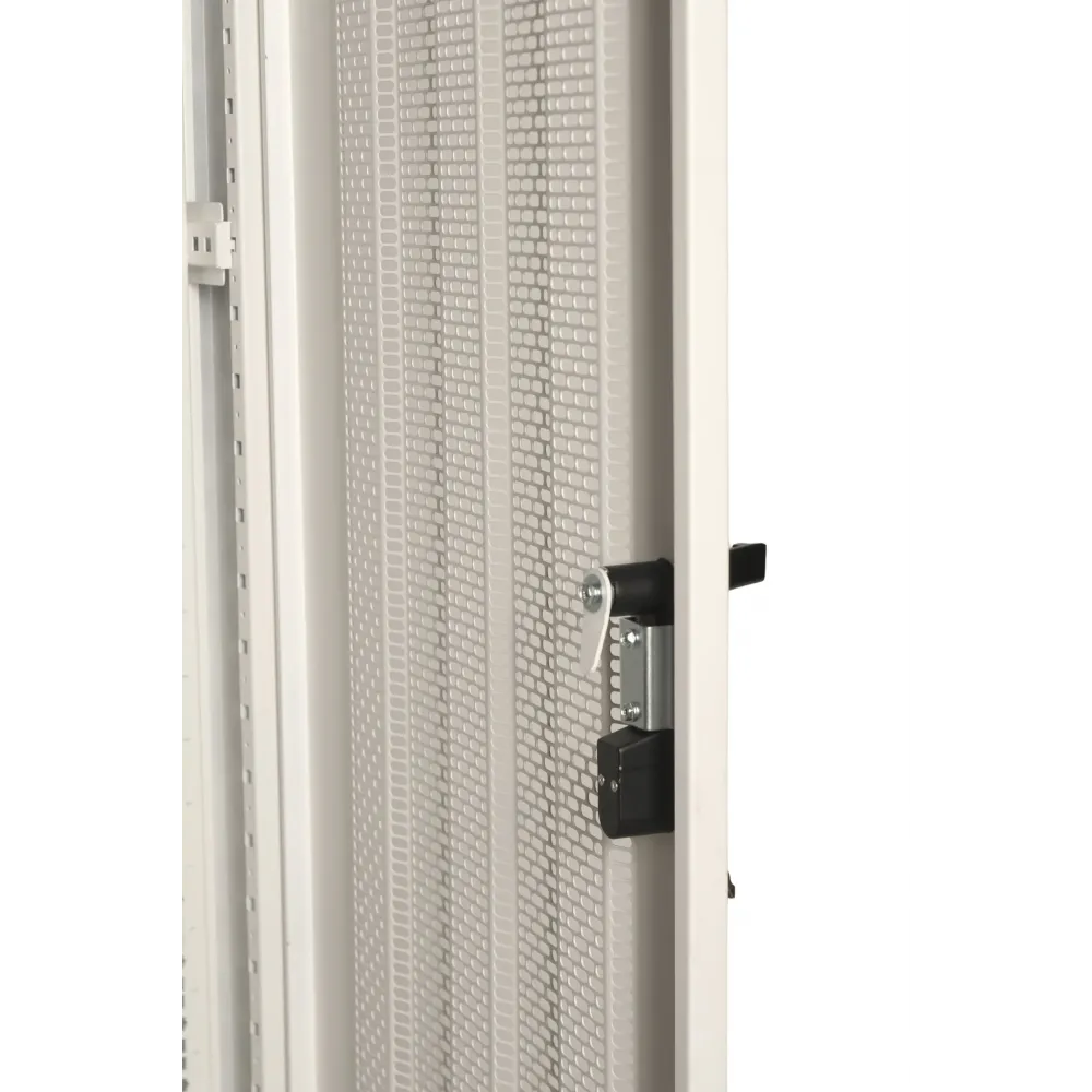 Шкаф напольный 42U 600x800x2000 мм с перфорированной дверью (белый)