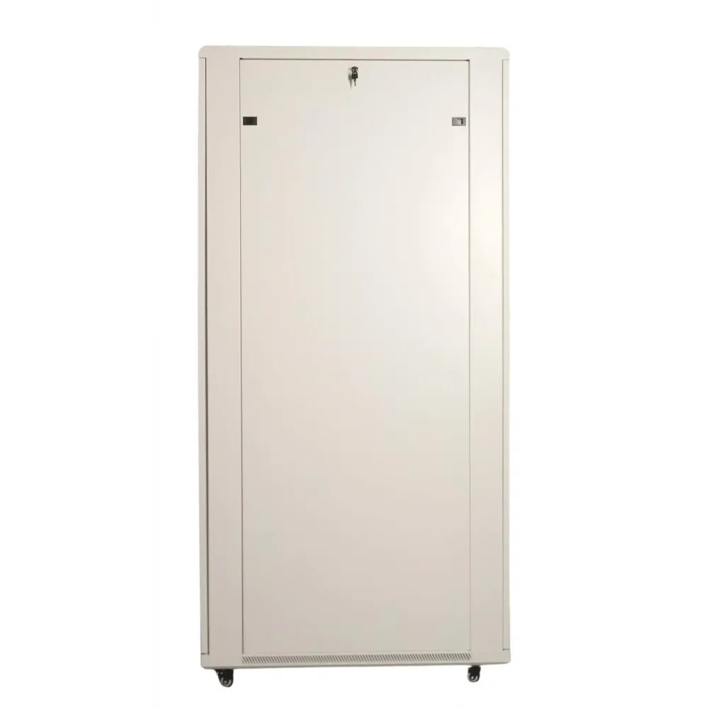 Шкаф напольный 42U 600x800x2000 мм с перфорированной дверью (белый)