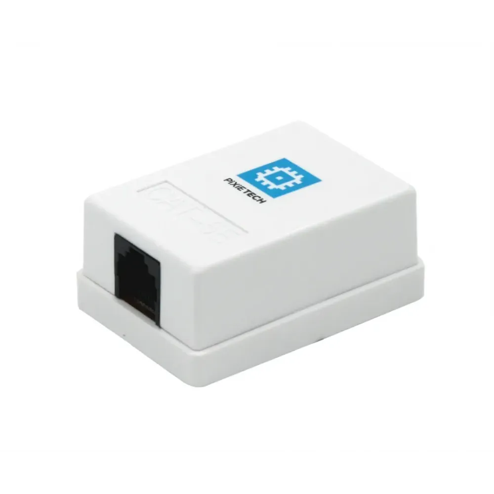 Розетка накладная Pixietech, CAT5e UTP RJ-45, 1 порт