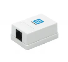 Розетка накладная Pixietech, CAT5e UTP RJ-45, 1 порт