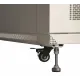 Шкаф напольный 42U 600x800x2000 мм с перфорированной дверью (белый)