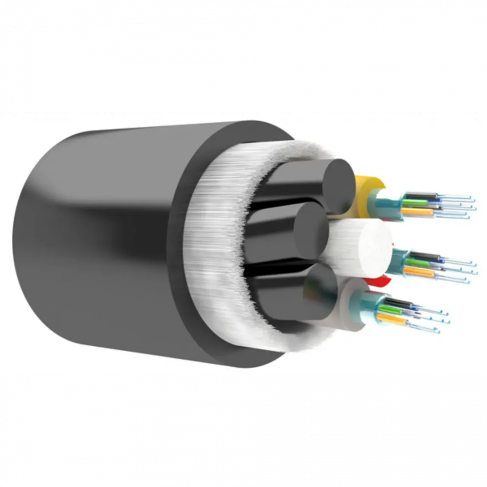 Оптический кабель самонесущий диэлектрический многомодульный, 3 кН, 8 волокон