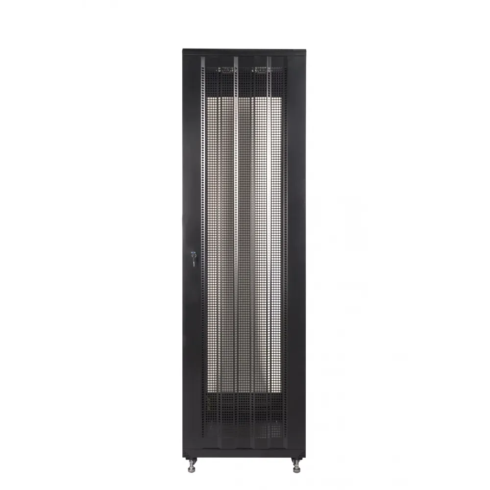 Шкаф напольный 33U 600x800x1600 мм с перфорированной дверью