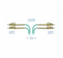 Патчкорд оптический LC/UPC MM Duplex 3 метра