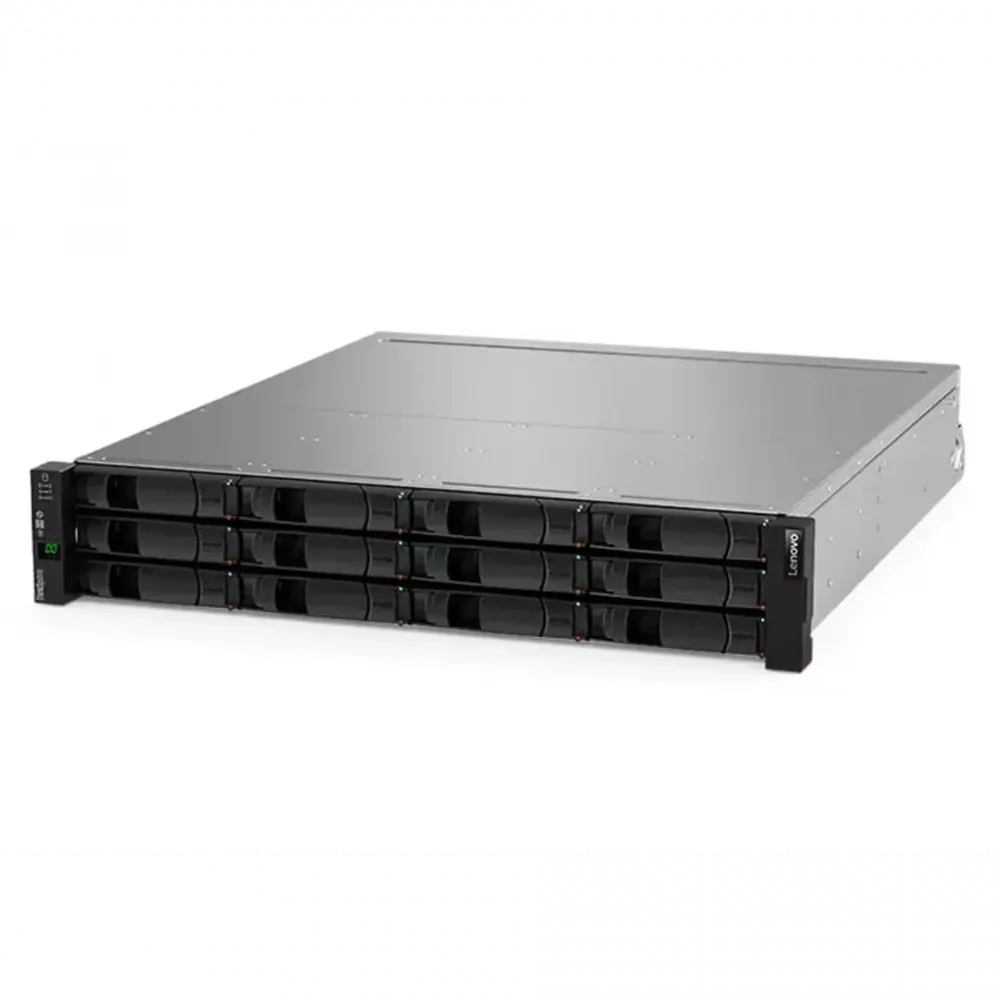 Дисковая полка Lenovo DE120S 2U 12LFF с двумя контроллерами и резервируемым БП