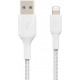Кабель USB-A — Lightning для зарядки и синхронизации Belkin 1 м, витой, белый