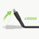 Кабель USB-A — Lightning для зарядки и синхронизации Belkin 1 м, витой, белый