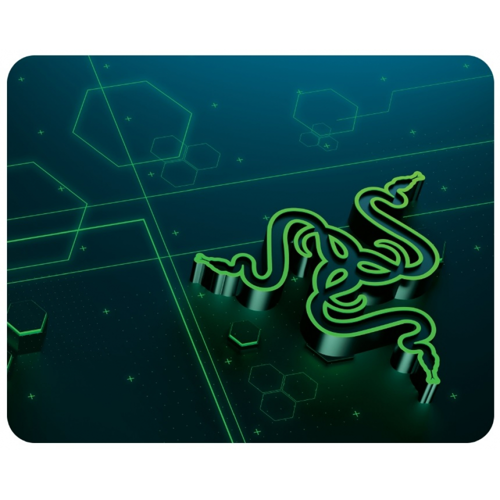 Игровая поверхность Razer Goliathus Mobile S, 215x270x1.5 мм, чёрно-зеленый
