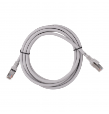 Патч-корд 2E САТ 6, FTP, 3м, 26AWG, RJ45, 7/0.16, Cu, LSZH, серый