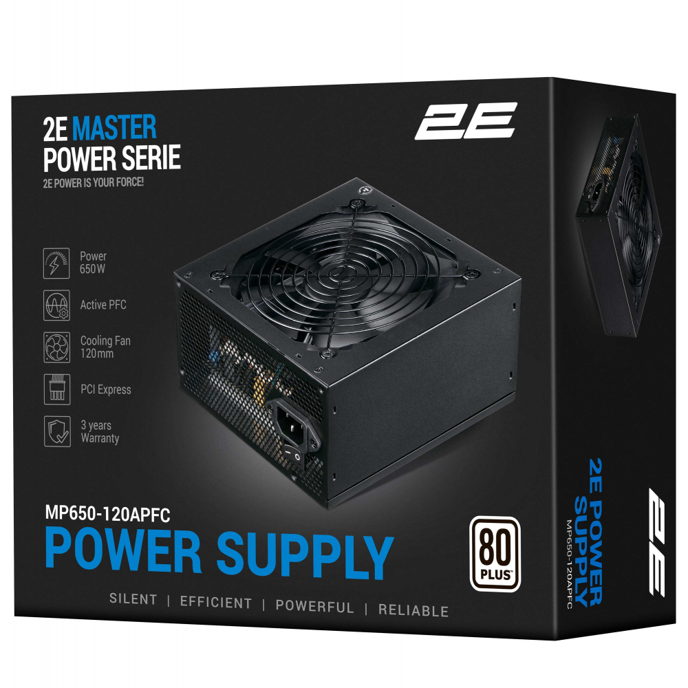 Блок питания 2E Master Power 650W 80+ White
