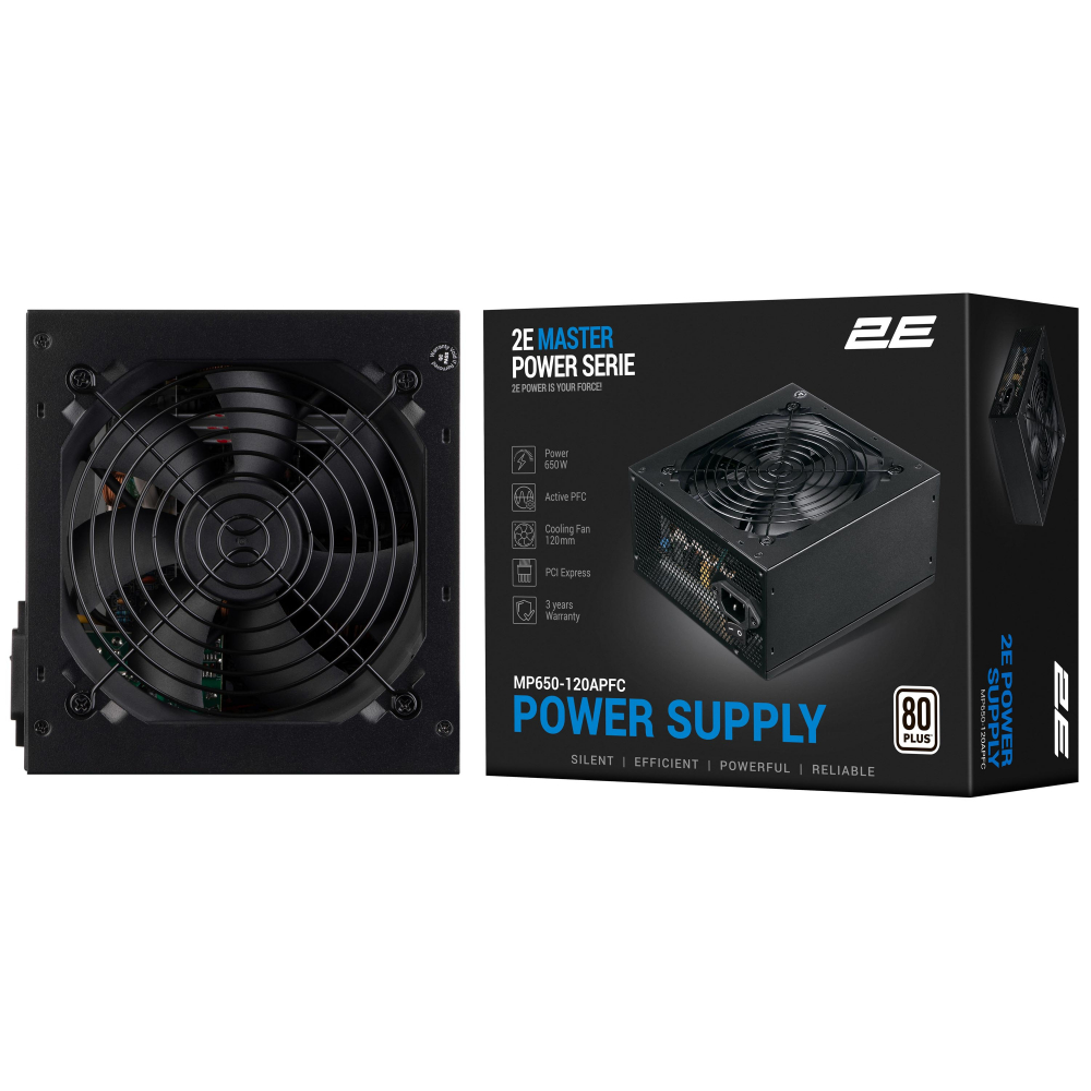 Блок питания 2E Master Power 650W 80+ White