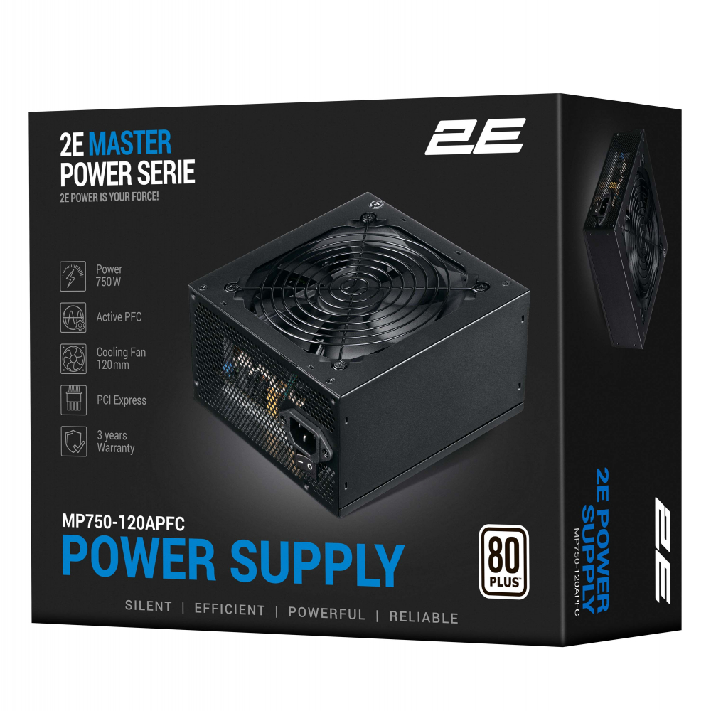 Блок питания 2E Master Power 750W 80+ White