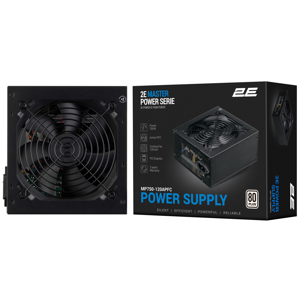 Блок питания 2E Master Power 750W 80+ White