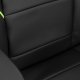 Кресло 2E GAMING HEBI с подлокотниками Foldable Armrests, чёрно-зелёный