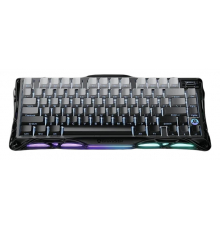 Клавиатура механическая GravaStar Mercury K1 80keys, GravaStar x Kailh Cheery Pink, EN, BT/WL/USB, черный