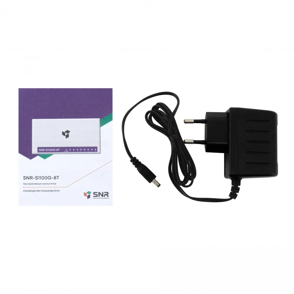 Неуправляемый коммутатор SNR-S1100G-8T