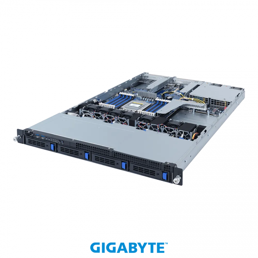 Платформа Gigabyte 1U R162-ZA0 с процессором AMD EPYC 7003