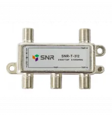 Ответвитель абонентский SNR-T-312 на 3 отвода, вносимое затухание IN-TAP 12dB.