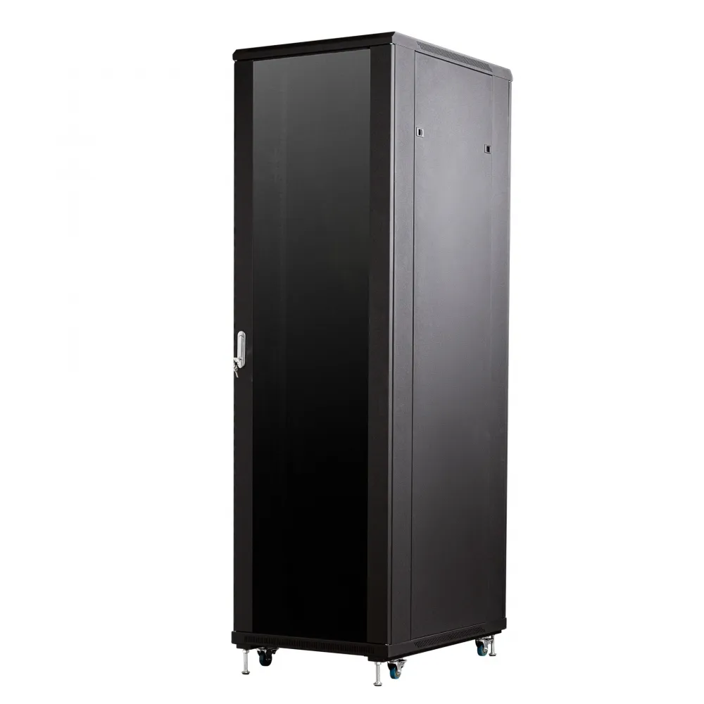 Шкаф телекоммуникационный напольный 27U 600x600мм, серия TFC (SNR-TFC-276060-GS-B-SF)