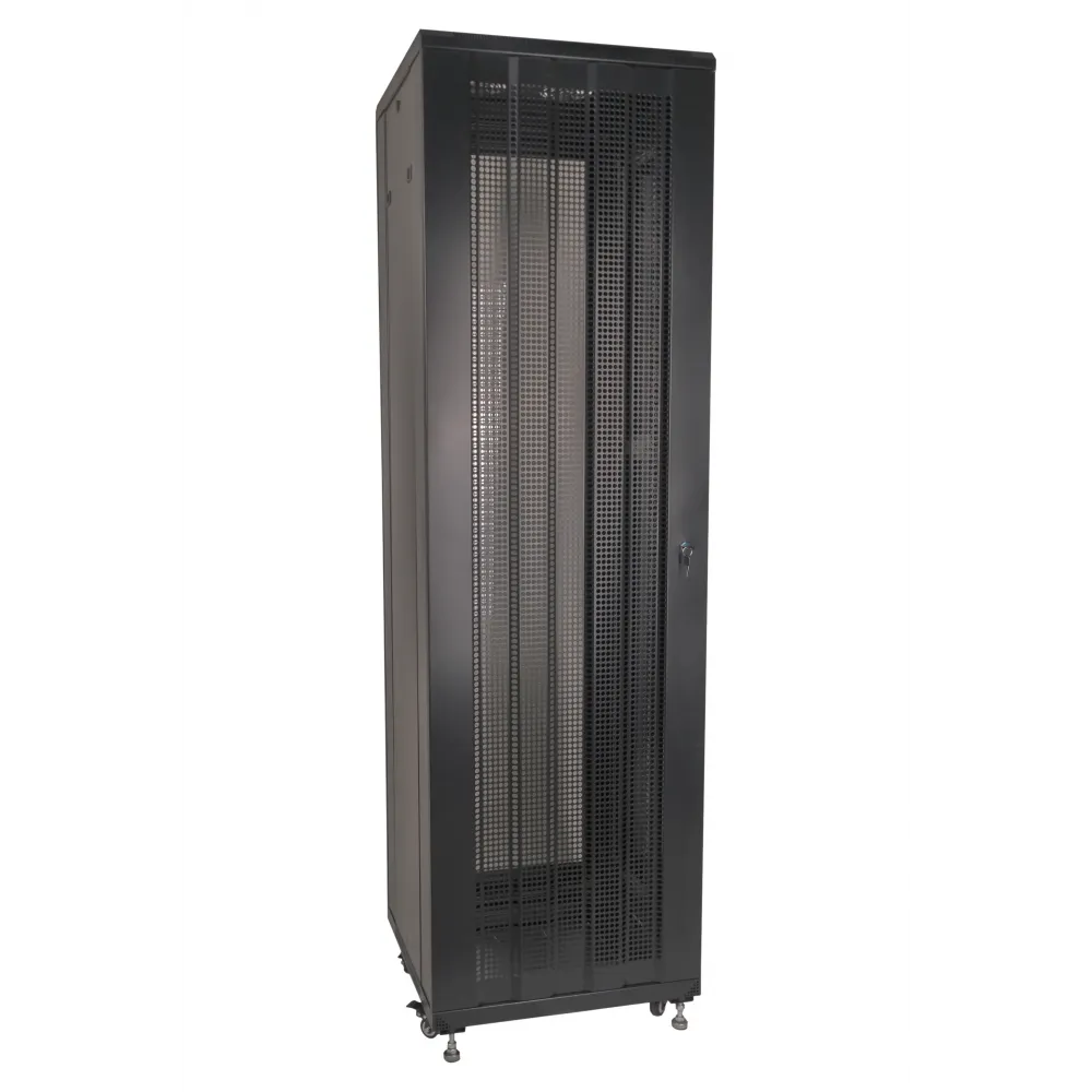 Шкаф напольный 33U 600x800x1600 мм с перфорированной дверью