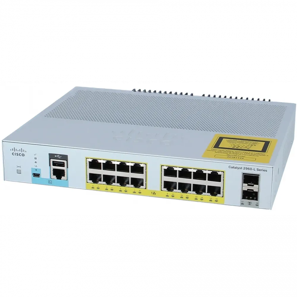 Коммутатор Cisco Catalyst WS-C2960L-16PS-LL