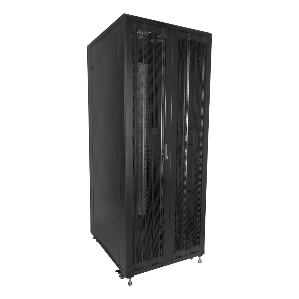 Шкаф напольный 42U 800x1000x2000 мм с двойной дверью