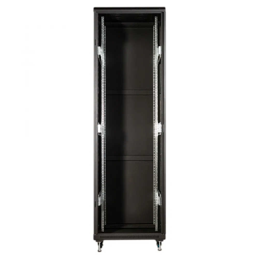 Шкаф телекоммуникационный напольный 27U 600x600мм, серия TFC (SNR-TFC-276060-GS-B-SF)