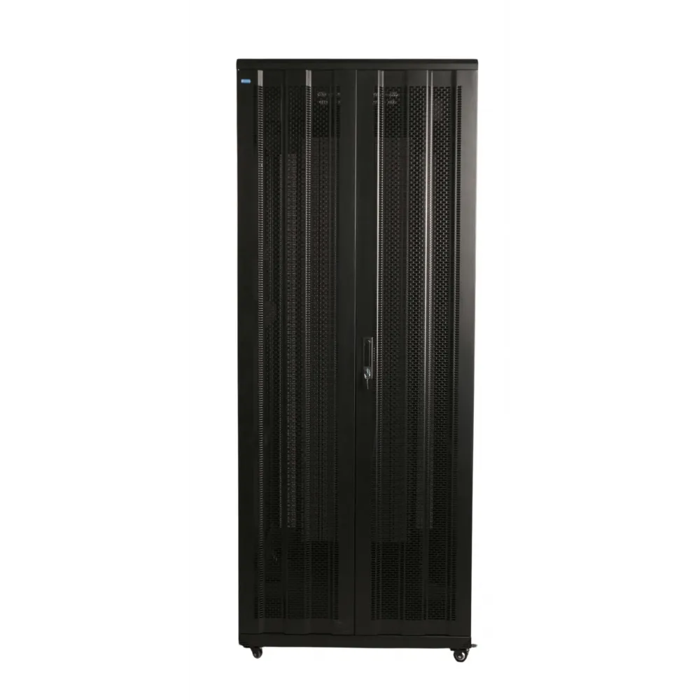Шкаф напольный 42U 800x1000x2000 мм с двойной дверью