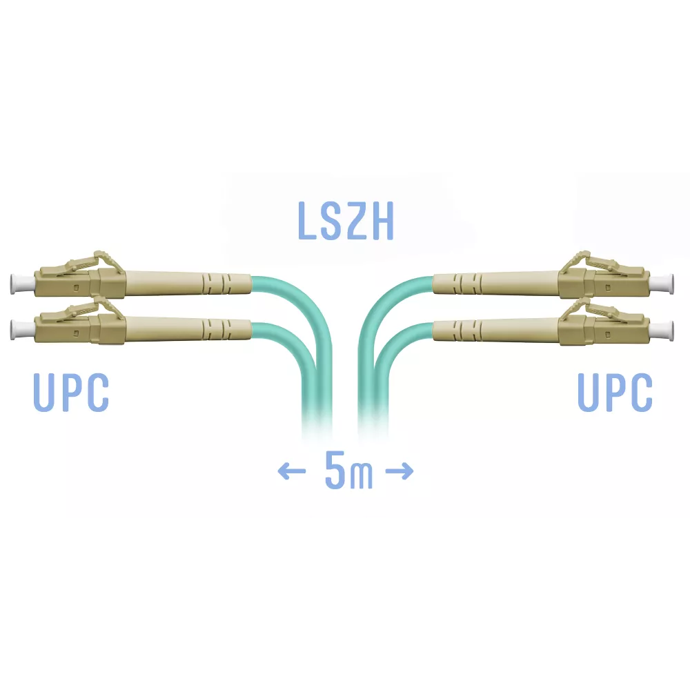 Патчкорд оптический LC/UPC MM 5м