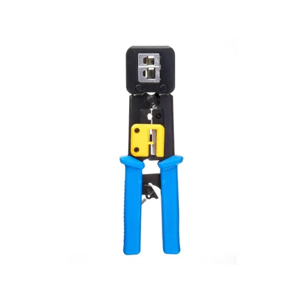 Обжимной инструмент EZNetko для коннекторов RJ-45, RJ-11, RJ-12 со сквозным отверстием