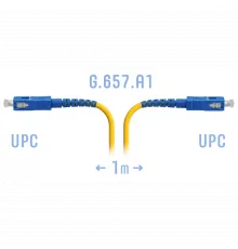 Патчкорд оптический SC/UPC SM G.657.A1 1 метр