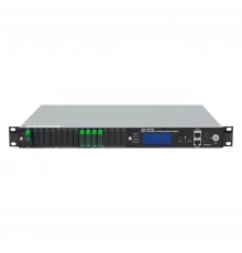 Оптический усилитель VERMAX для сетей КТВ, 1 вход, 8*20dBm выход, RT1, 1U