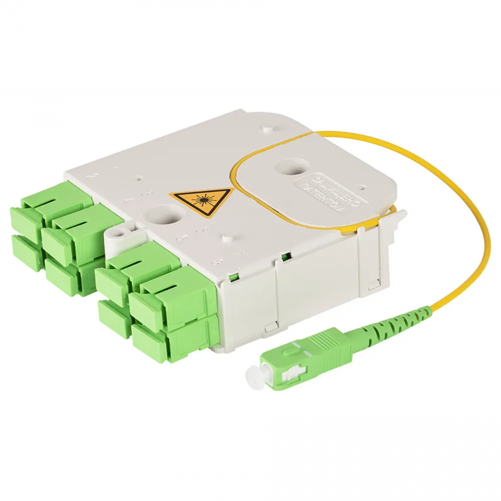 Универсальный сплиттерный модуль LIGHT PON УСМ 1х8 SC/APC на 8 абонентов