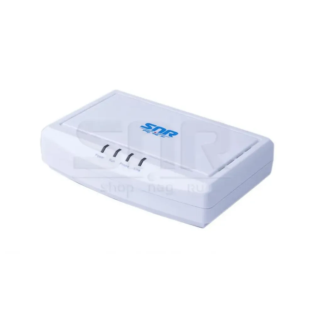 Шлюз VoIP SNR, 1 FXS, 1 PSTN-Passthrough, 2 RJ45, 1 SIP аккаунт