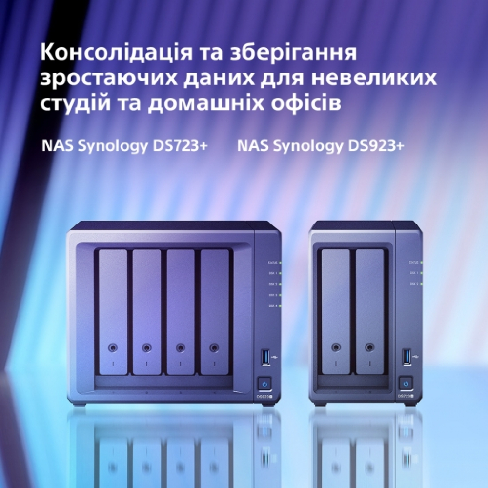 Сетевое хранилище NAS Synology DS723+