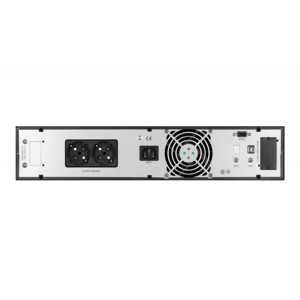 ИБП 2E OD1000RT, 1000VA/900W, RT2U, LCD, USB, 2xSchuko