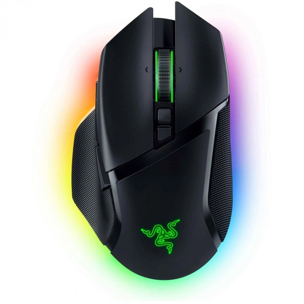 Мышь Razer Basilisk V3 Pro, RGB, USB-A/WL/BT, чёрный