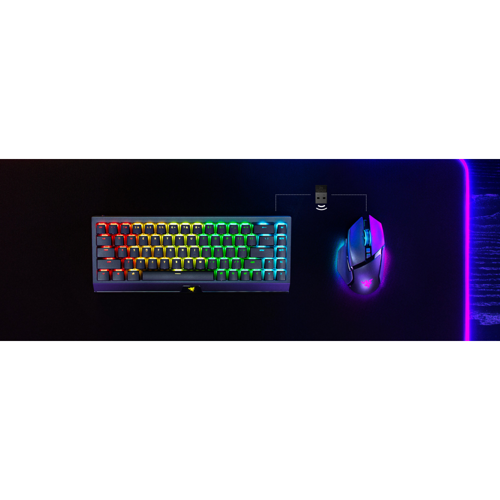 Мышь Razer Basilisk V3 Pro, RGB, USB-A/WL/BT, чёрный