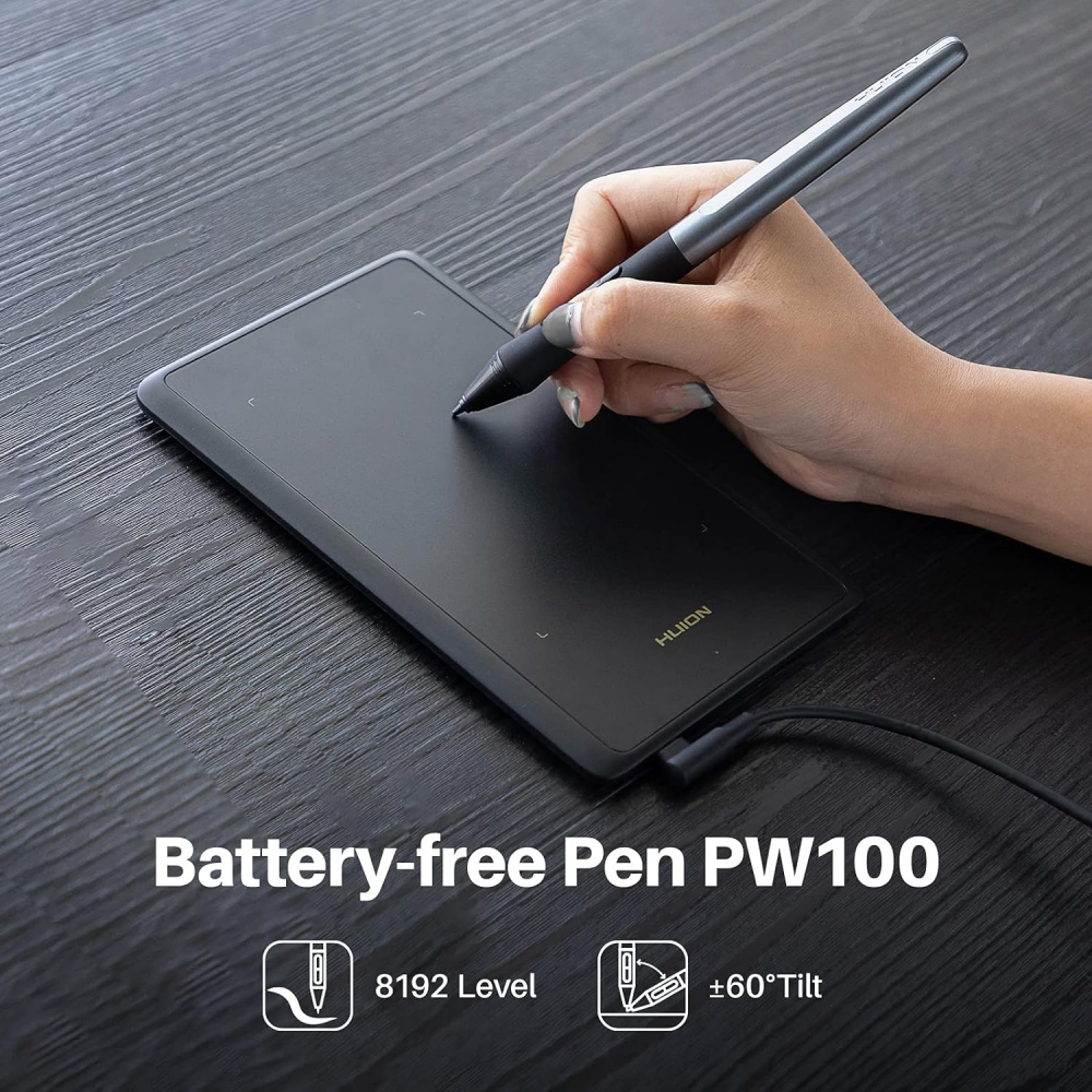Графический планшет Huion H420X USB-C черный