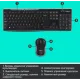 Клавиатура и мышь Logitech MK270 беспроводные, черные