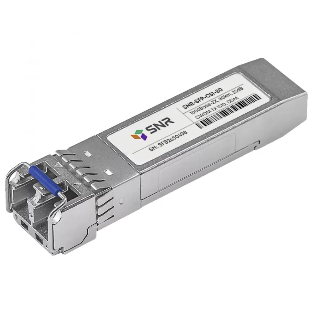 Модуль SFP CWDM оптический, дальность до 80 км (25dB), 1510нм