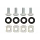 Блок розеток SNR-PDU 8xС13/C19 с фиксаторами, 230В 16А