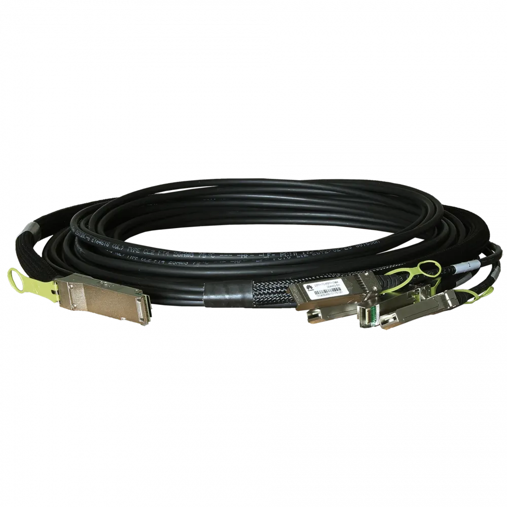 Кабель стекирования SFP+, Huawei QSFP-4SFP10G-CU3M