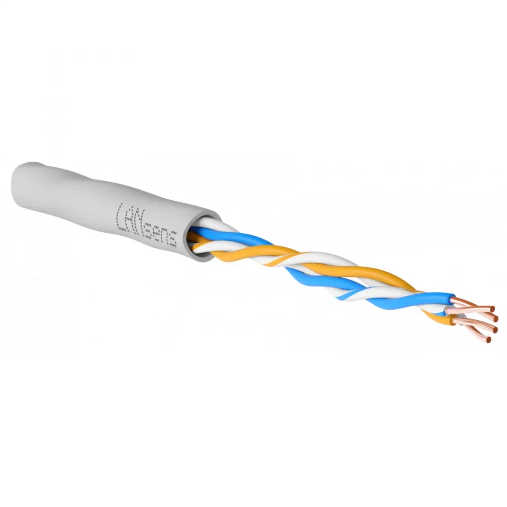 Кабель витая пара LANsens UTP, 2 пары, Cat.5e, PVC, indoor, 305м