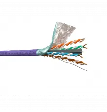 Кабель F/UTP4 (FTP4) cat.6a NETKO, 4 пары 23 AWG BC, нг(А)-HF LSZH, indoor, 305м