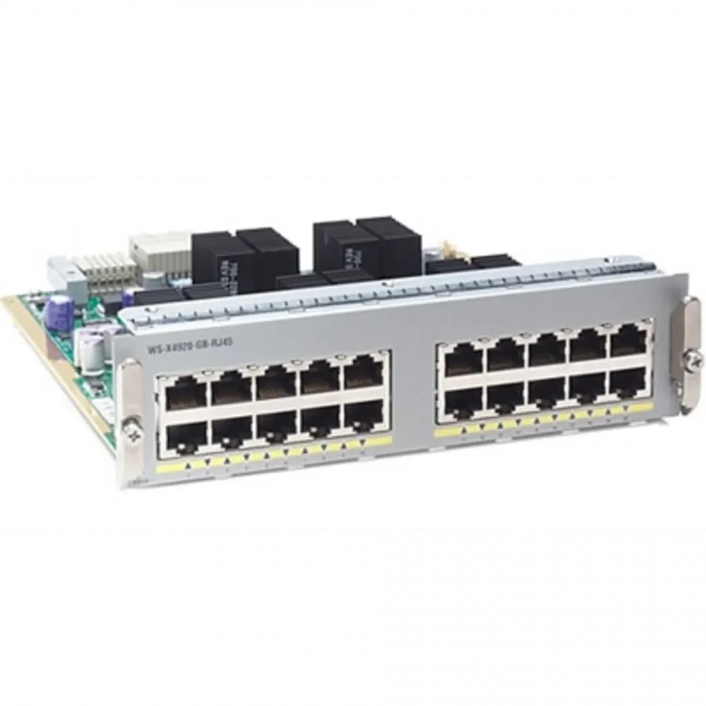Модуль Cisco Catalyst WS-X4920-GB-RJ45: 20-портовый гигабитный модуль